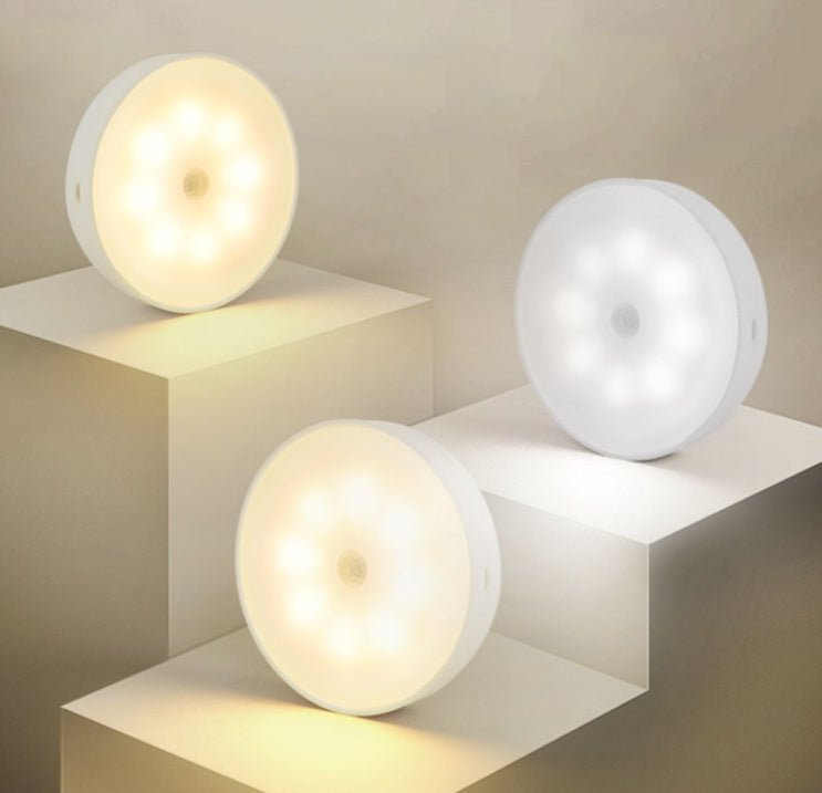 Lámpara LED Inteligente con Sensor de Movimiento – Luz Automática Recargable